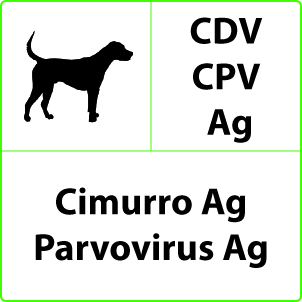 Test Cimurro e Parvovirus