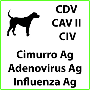Test Cimurro, Adenovirus Tipo II e Influenza