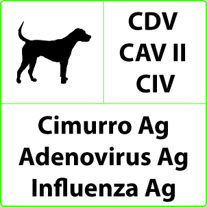 Cimurro, Adenovirus Tipo II e Influenza Test Cimurro, Adenovirus Tipo II e Influenza